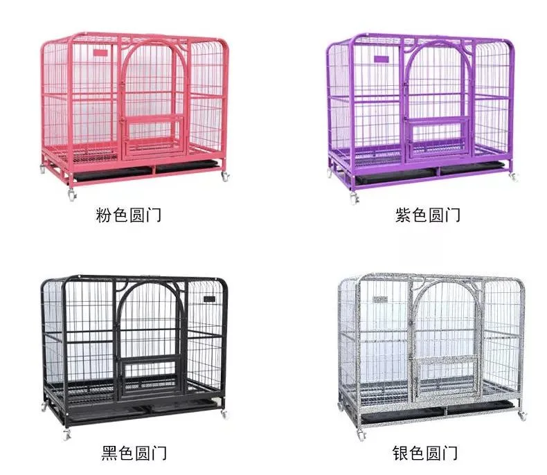 in Stock OEM ODM Metal Dog Crate Dog House Indoor Aluminum Dog Crate Stackable Dog Crates